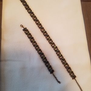 Vintage Necklace and bracelet set
